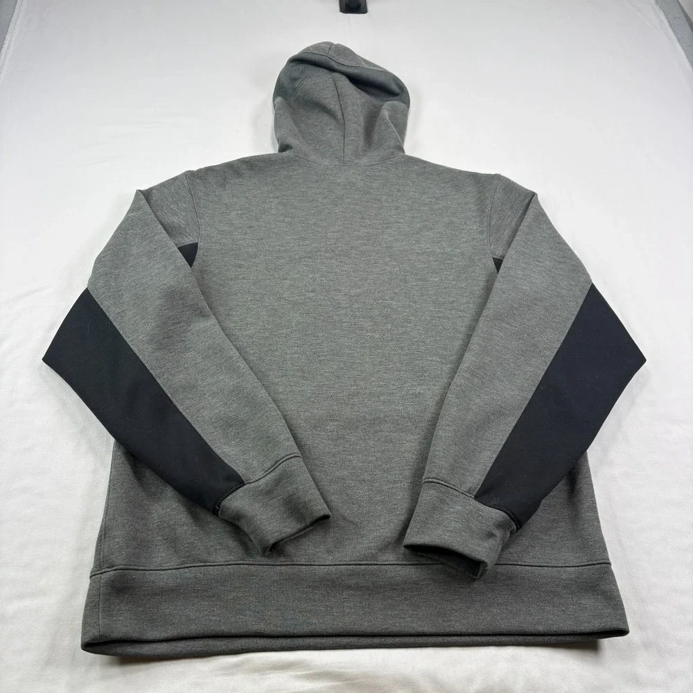 Georgia Bulldogs Hoodie Mens Small Gray Nike Dri Fit Pullover Sweatshirt NCAA